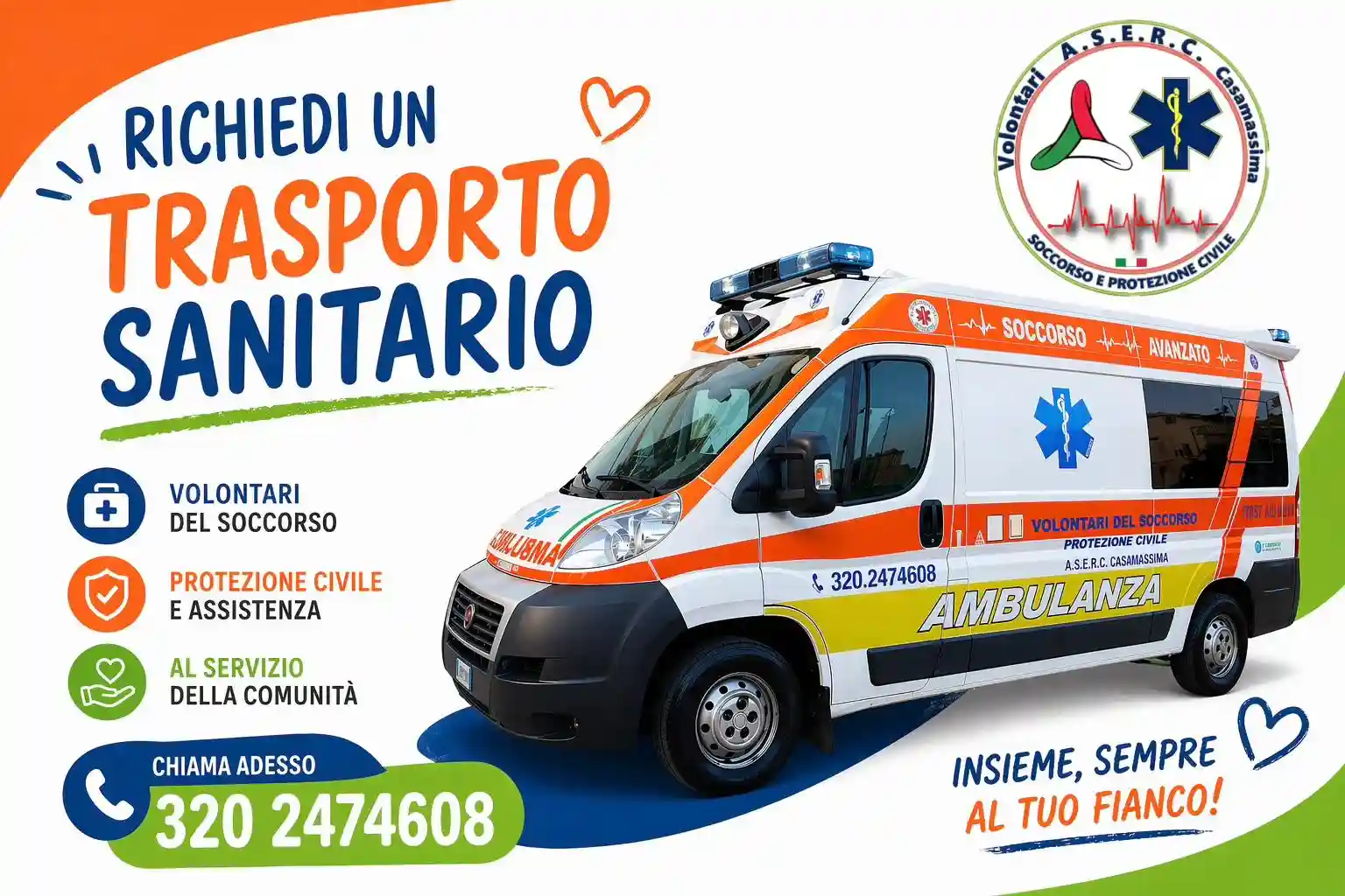 Trasporto in ambulanza